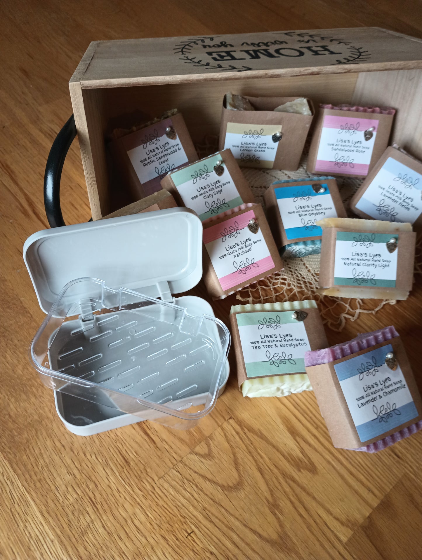 Light Gray Travel Soap Container