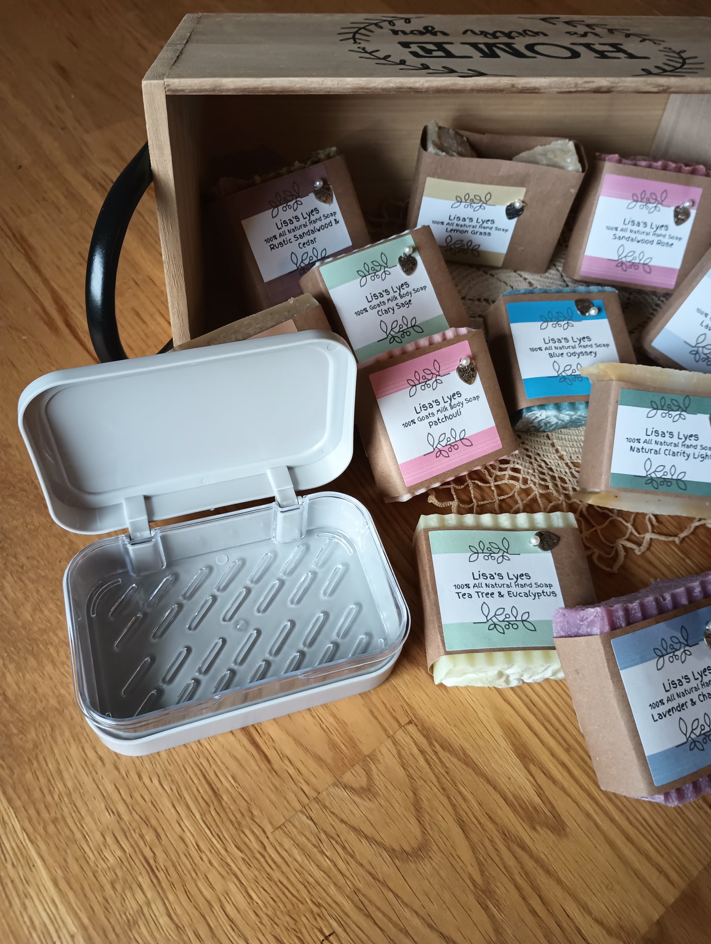 Light Gray Travel Soap Container