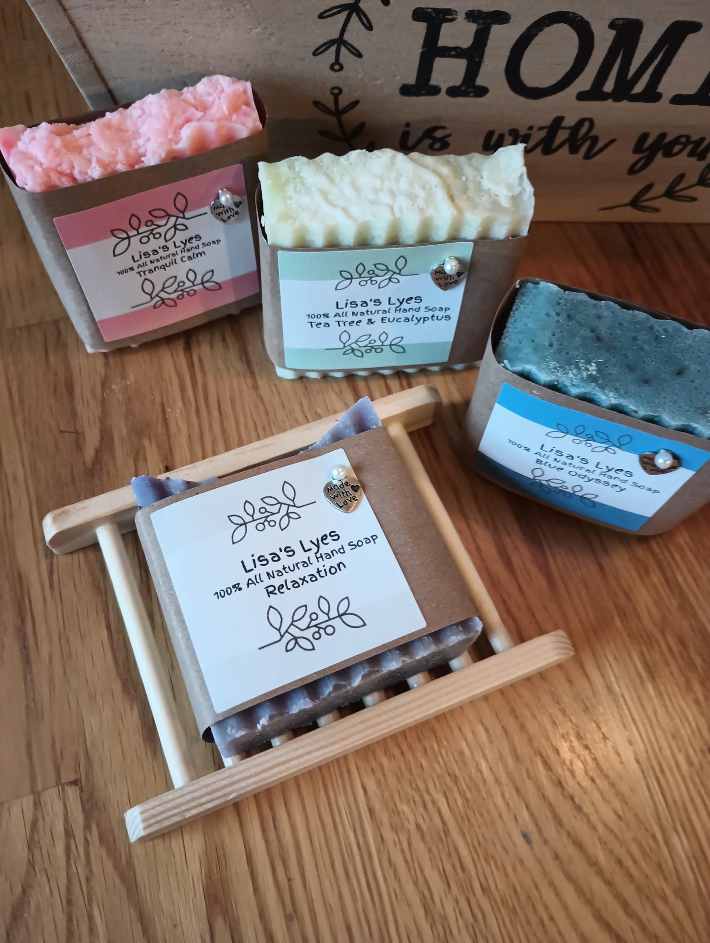 Light Wooden Rolled Rack Soap Dish