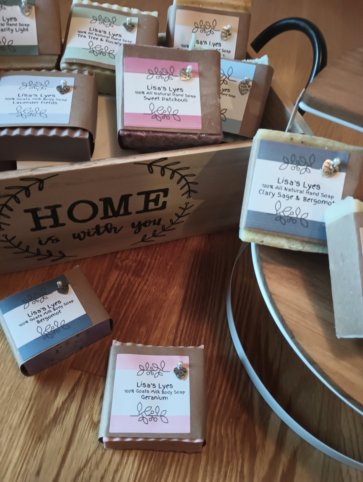 Lisa's Lyes HandCrafted 100% Natural Organic Soaps