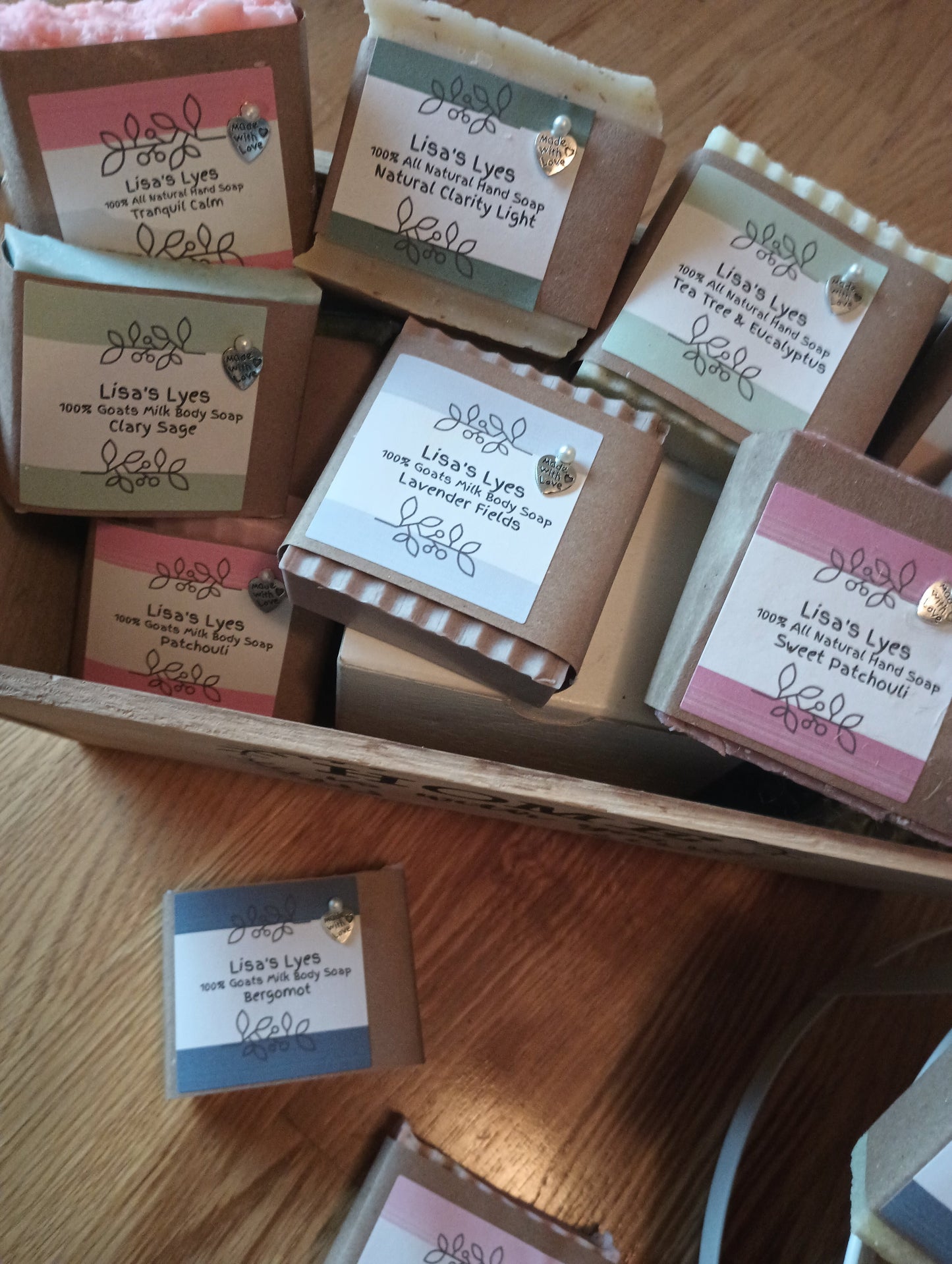 Lisa's Lyes HandCrafted 100% Natural Organic Soaps