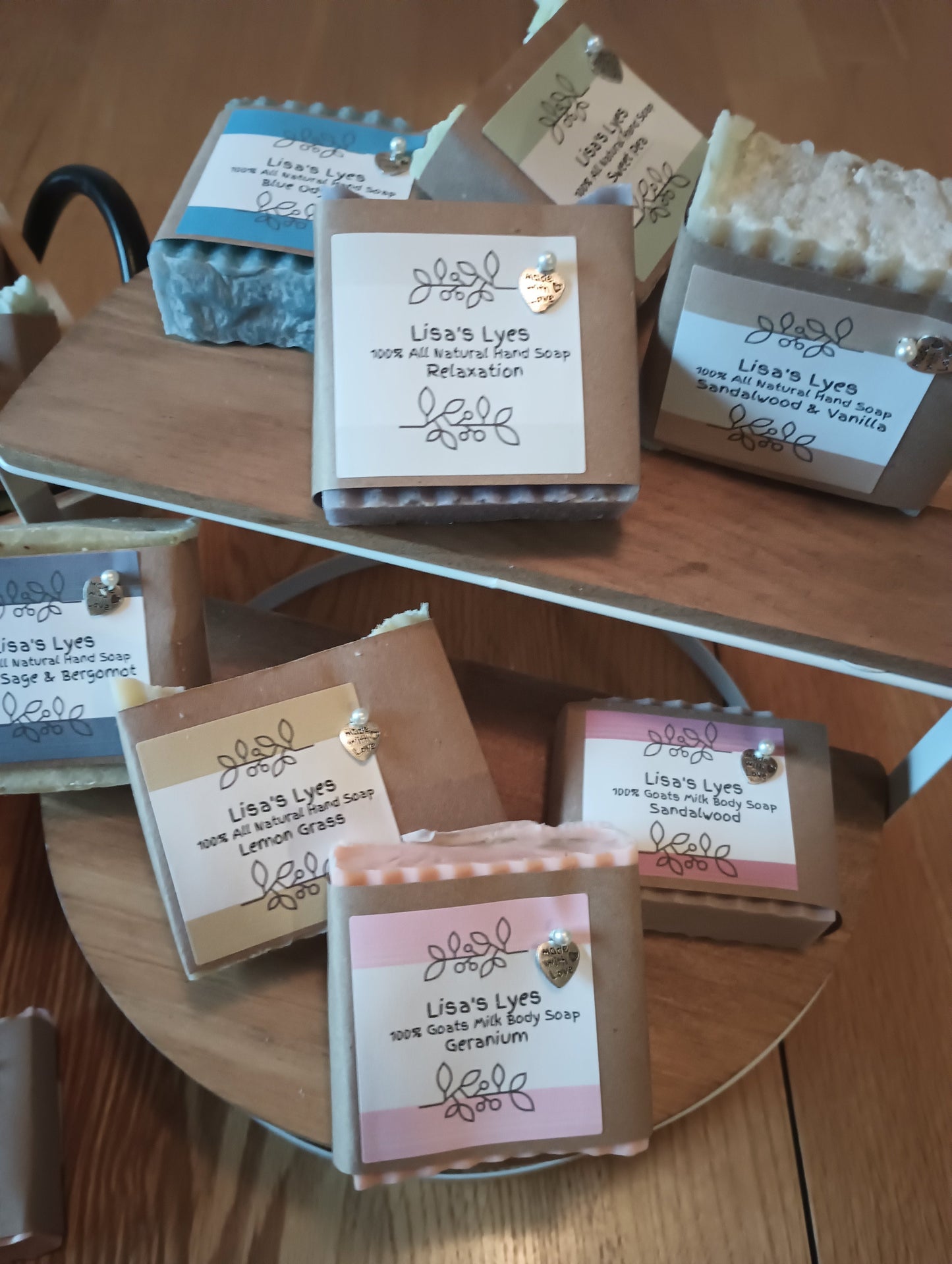 Lisa's Lyes HandCrafted 100% Natural Organic Soaps